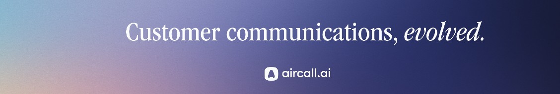 Bannière Aircall